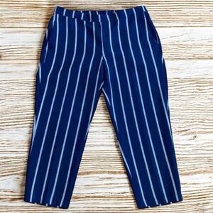 Old Navy Striped Navy Pants Size 16 Really Nice For Summer